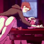 Threesom with hentai girls